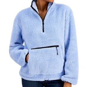 No Boundaries Light Blue Fleece Jacket